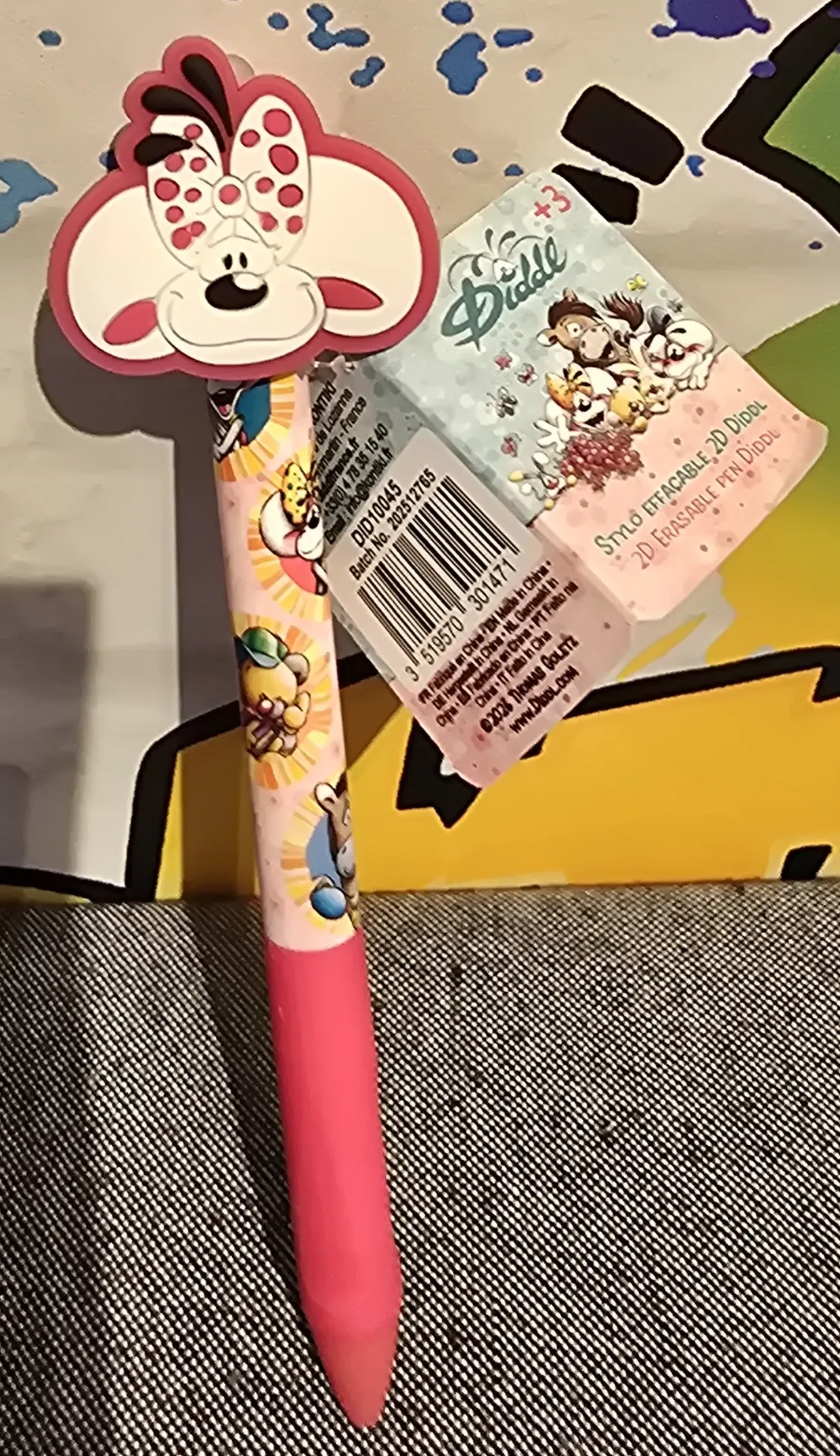 Stylo effaçable 2D Diddlina