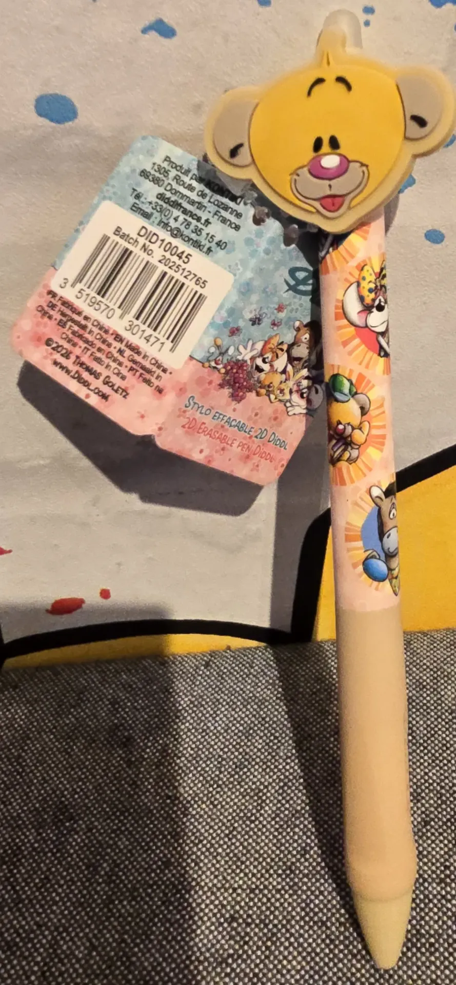 Stylo effaçable 2D Pimboli