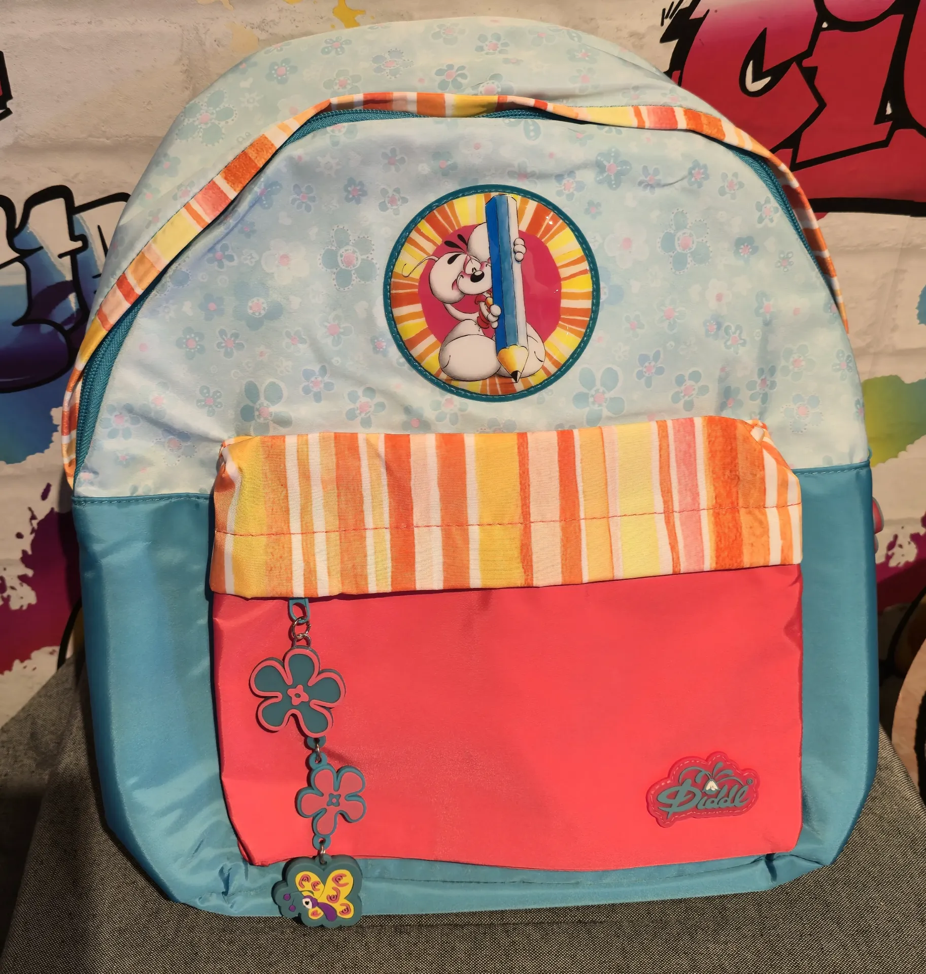Sac à dos bleu Diddl