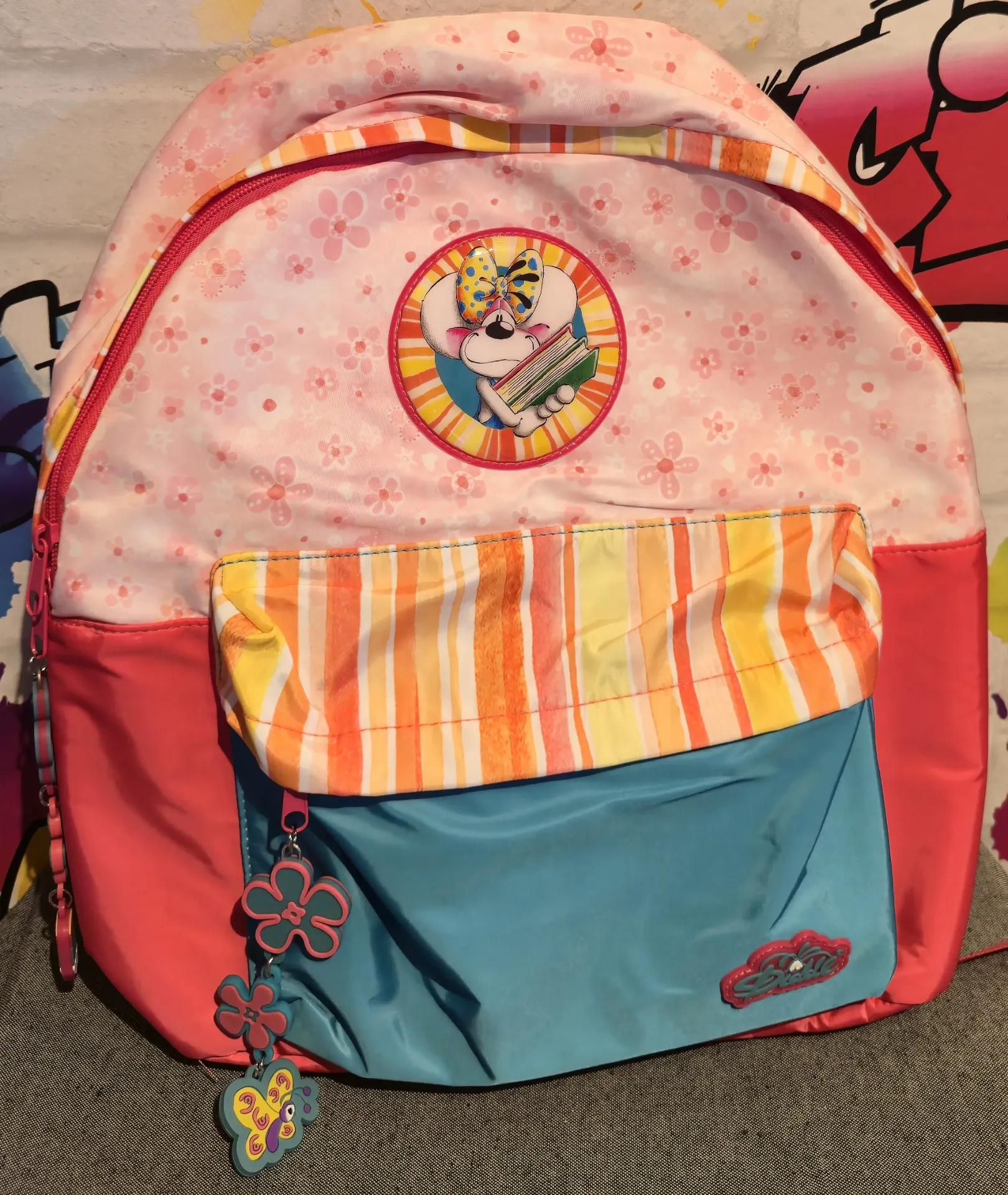 Sac à dos rose Diddl