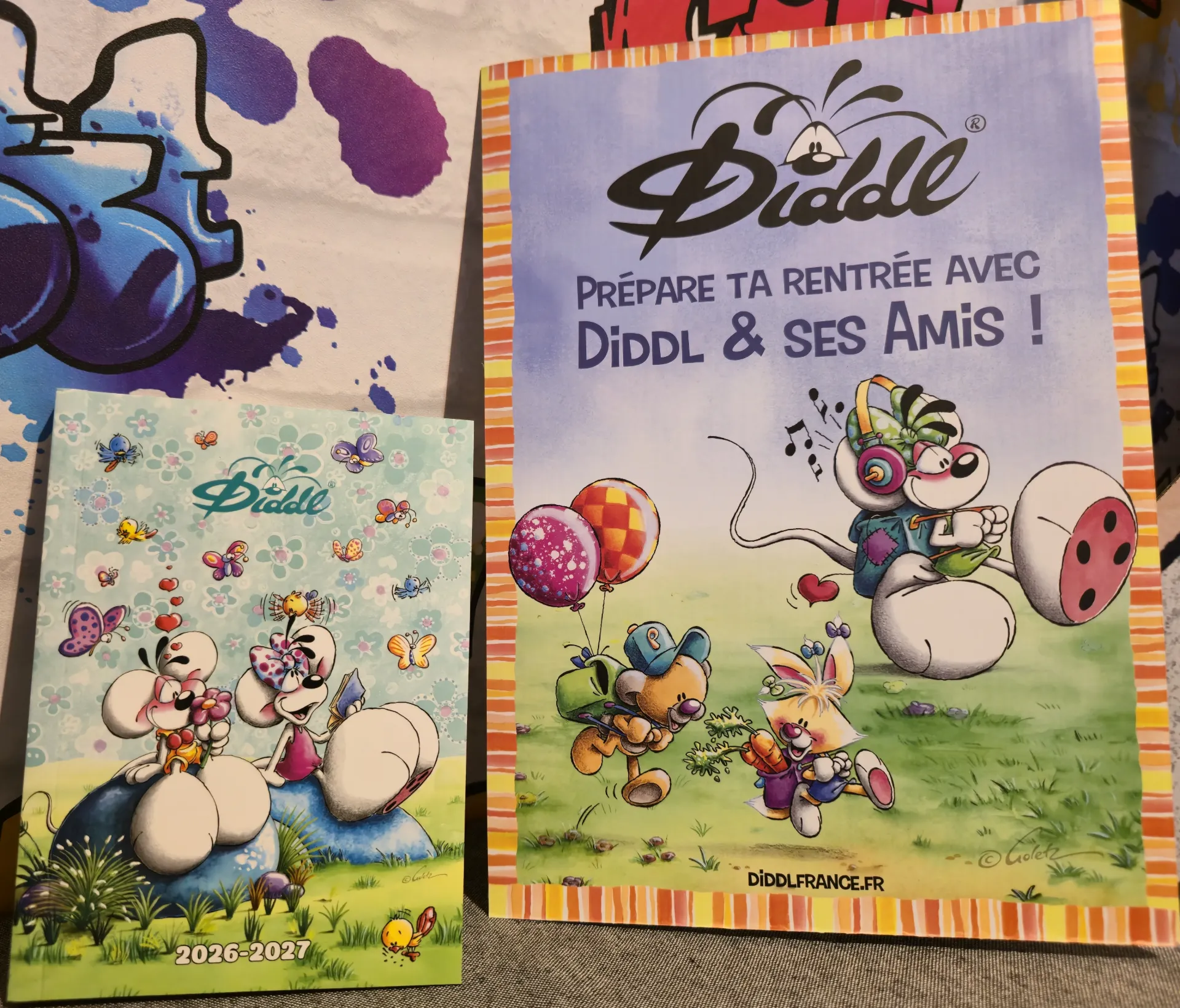 [DID573629] Agenda scolaire Diddl une page jour 25/26